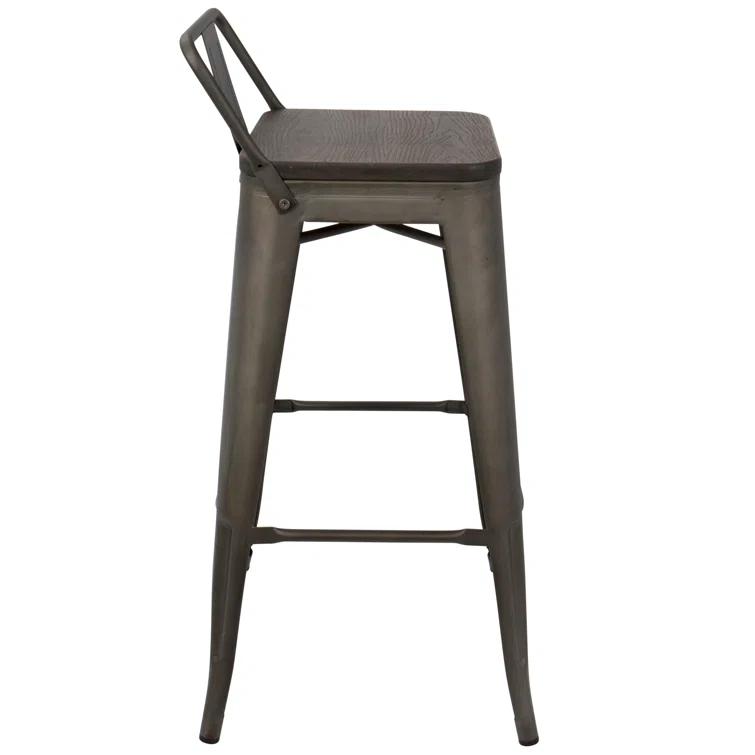 Counter Stool with Metal Frame