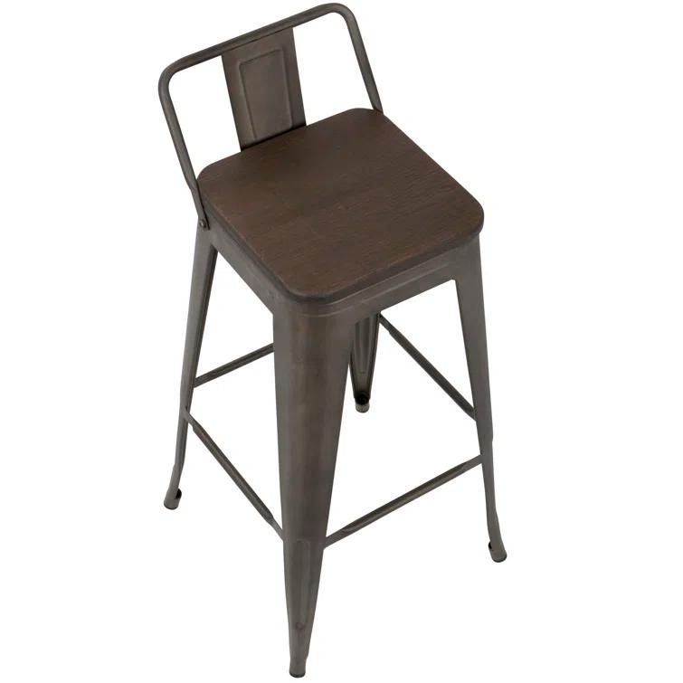 Counter Stool with Metal Frame