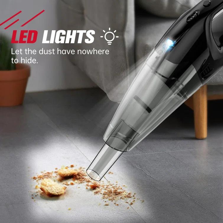 Handheld Vacuum Cordless Rechargeable, Dust Busters Cordless Rechargeable With LED, USB Charge, 1.65Lbs Hand Vacuum, Hand Vacuums For Car/Home/Pet