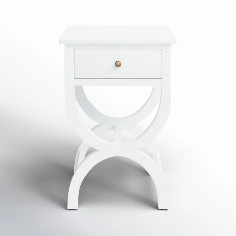Floris End Table With Storage