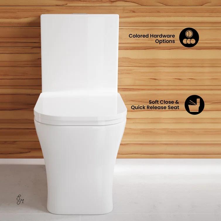 Concorde One-Piece Square Toilet Dual-Flush 1.1/1.6 gpf