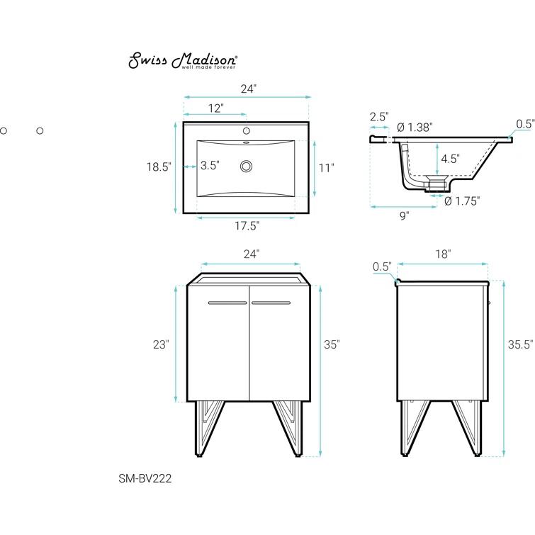 Annecy 24" Bathroom Vanity