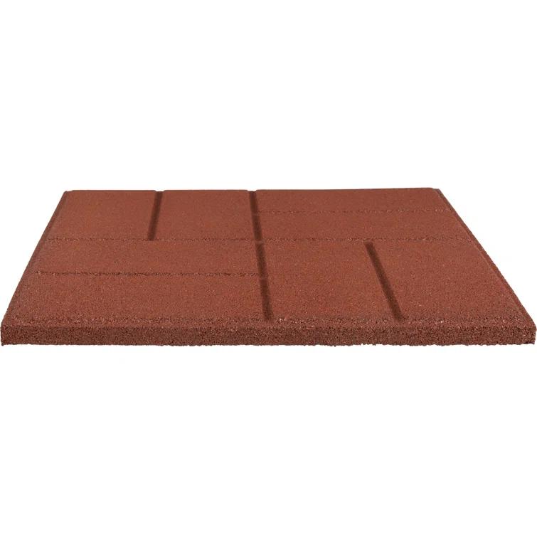 Pure Garden Deck Tiles 8-Pack - Dual-Sided Outdoor Flooring Tile - 28SQFT Rubber Pavers for Outside Patio, Garden Walkway, Balcony, or Shed