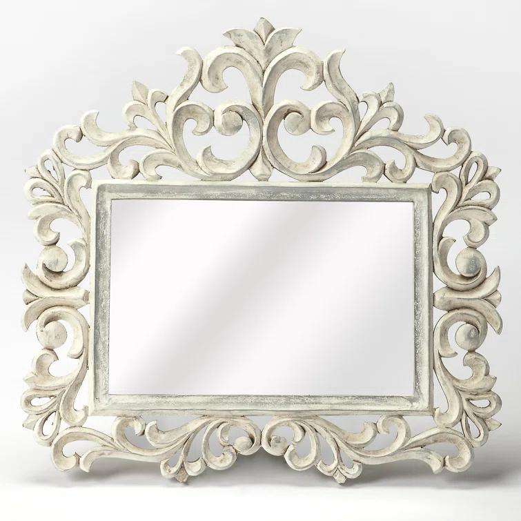 Favart Carved Wall Mirrored