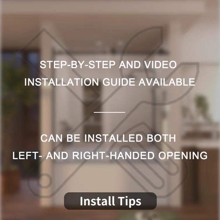 60'' - W x 60'' H Door Semi-Frameless Tub Door with