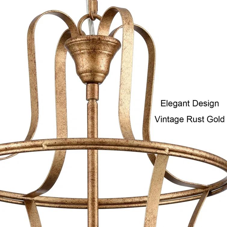 Fleur De Lis Living Modern Rustic Lantern Pendant Light With Adjustable Chain, 4-Light Chandelier For Kitchen Island, Dining Room, And Entryway