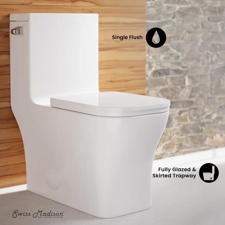 Concorde One-Piece Square Toilet Dual-Flush 1.1/1.6 gpf