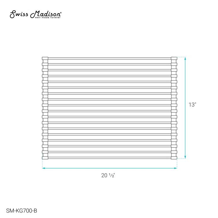 Swiss Madison 20" x 12" Kitchen Sink Grid