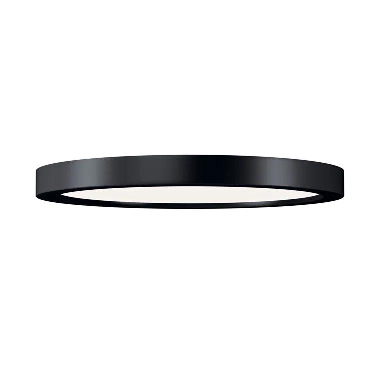 Kichler Lighting Ara Integrated 9.25" LED Flush Mount in a Black Finish