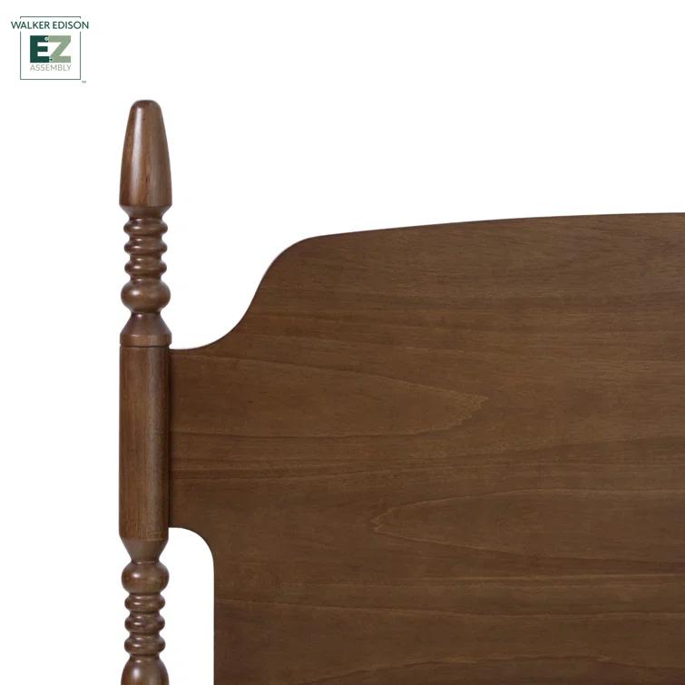 Vivienne Traditional Easy Assembly Solid Wood Turned Spindle Bed