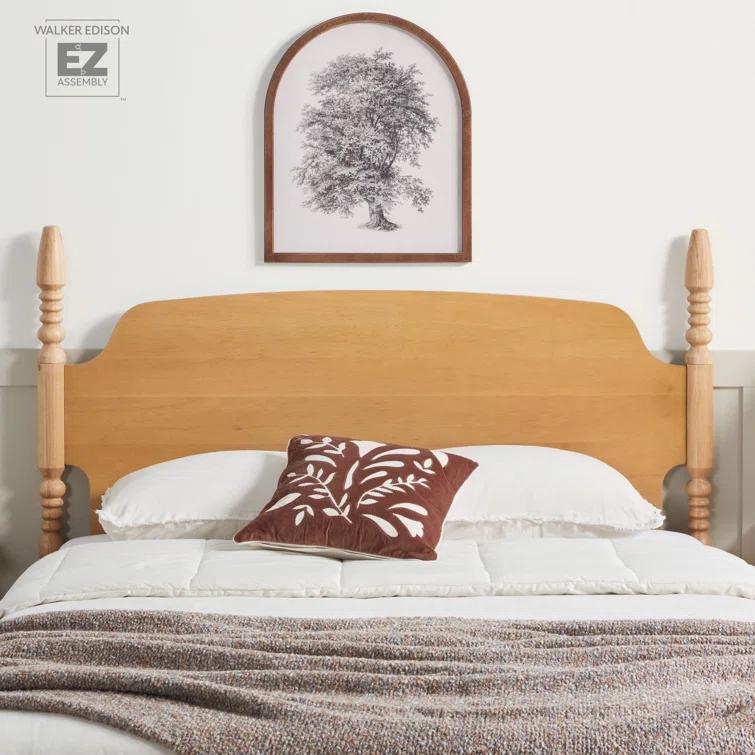 Vivienne Traditional Easy Assembly Solid Wood Turned Spindle Bed