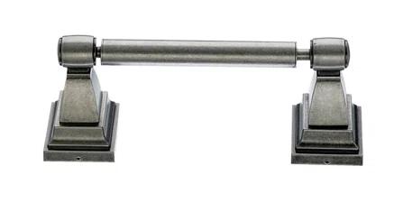 Polished Nickel Transitional Wall Mounted Toilet Paper Holder