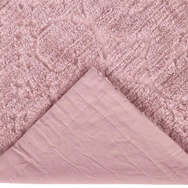 Ashton Collection Chenille Bedspread Set, 100% Cotton Machine Washable Bedding Set, Soft & Breathable Medallion Design Coverlet with Sham, Luxurious All Season Comfort