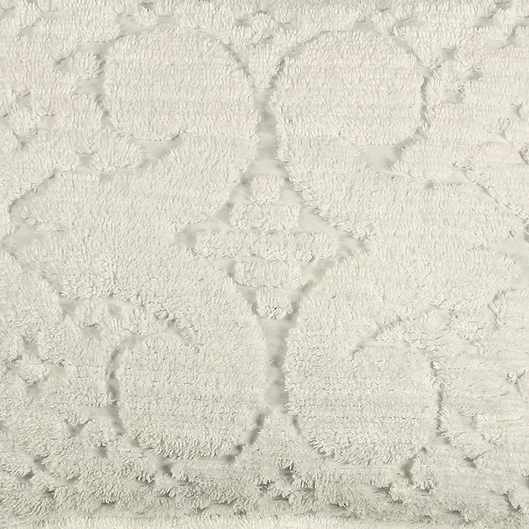 Ashton Collection Chenille Bedspread Set, 100% Cotton Machine Washable Bedding Set, Soft & Breathable Medallion Design Coverlet with Sham, Luxurious All Season Comfort