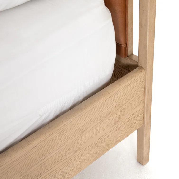 Tierney Leather Bed - King
