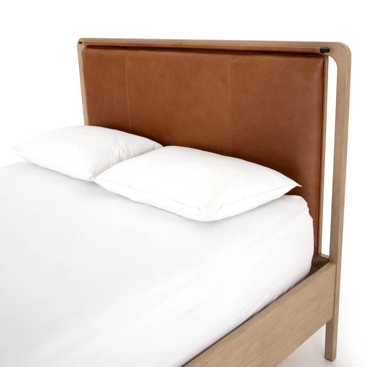 Tierney Leather Bed - King