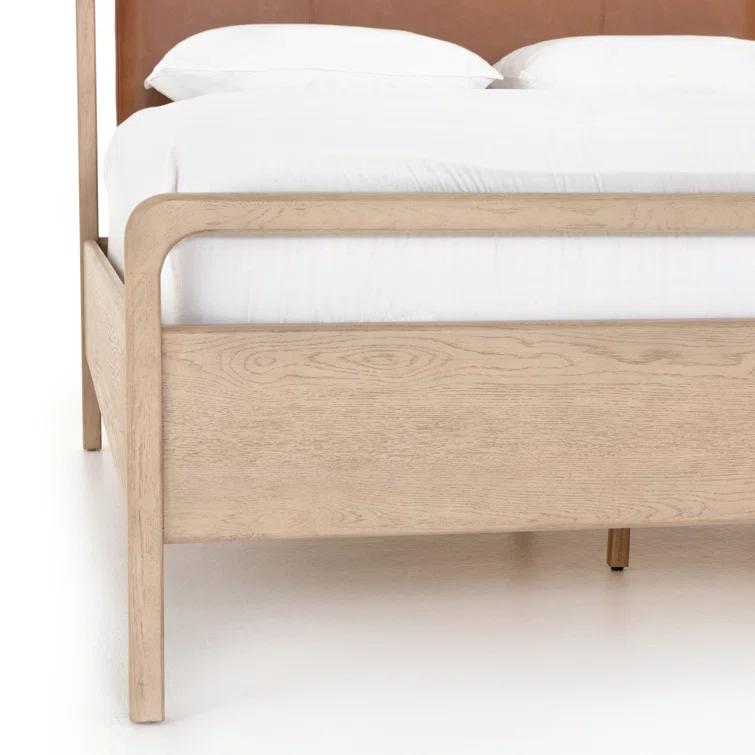 Tierney Leather Bed - King