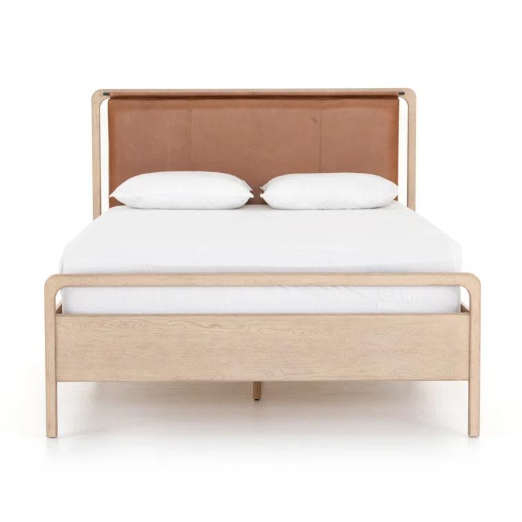 Tierney Leather Bed - King
