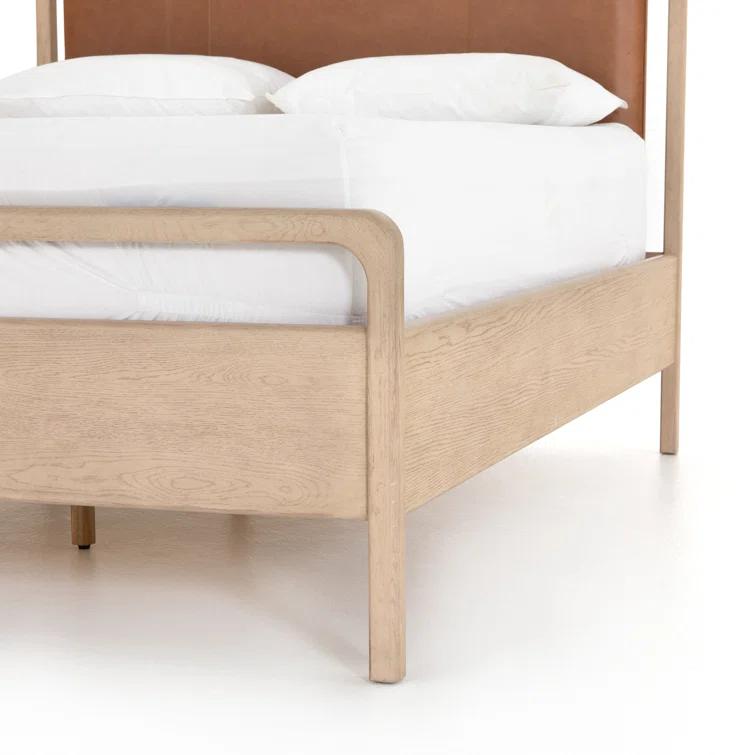 Tierney Leather Bed - King