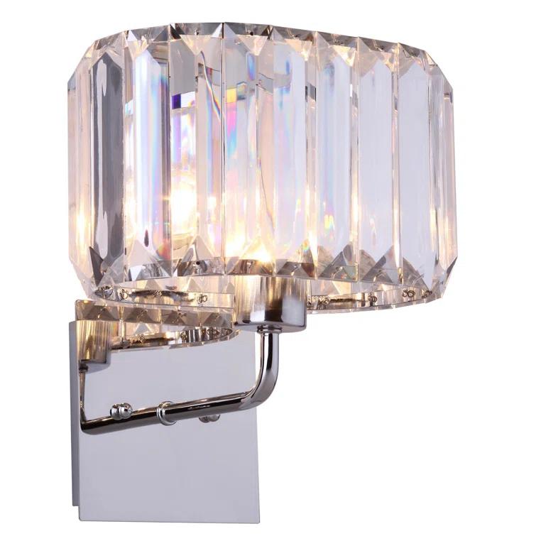 Athena Wall Lamp (Set of 2) - LIT4485 - Chrome - Safavieh