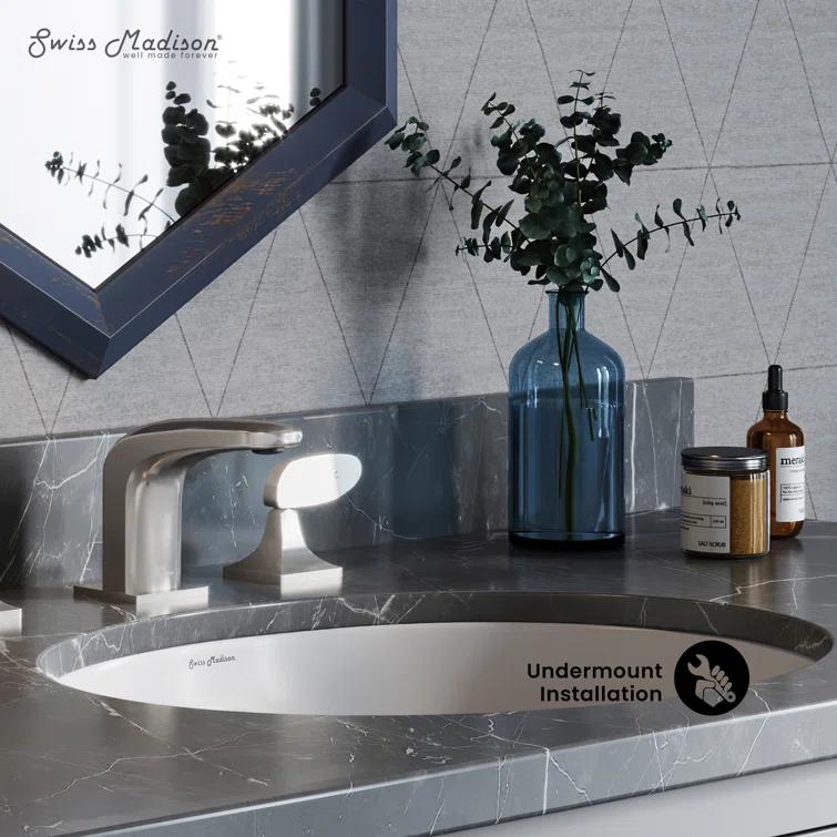 Monaco 19 Oval Under-Mount Bathroom Sink