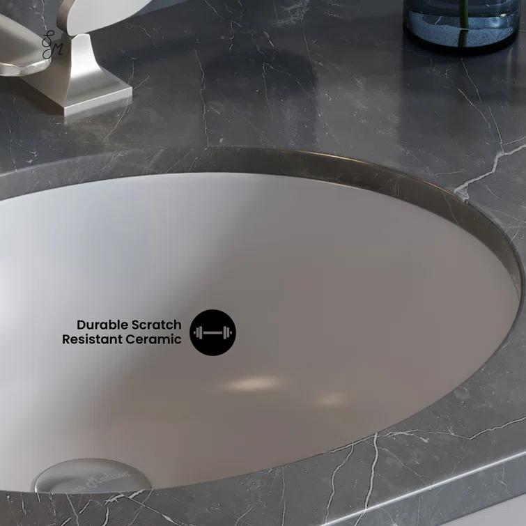 Monaco 19 Oval Under-Mount Bathroom Sink