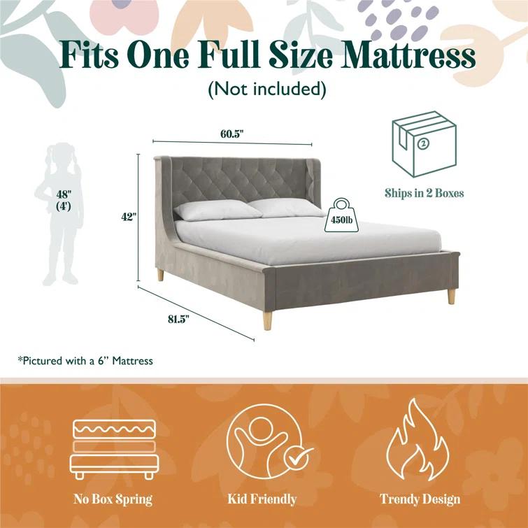 Ambrosia Full Platform Bed