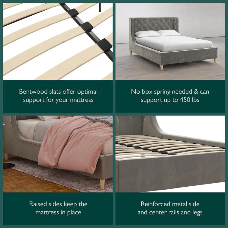 Ambrosia Full Platform Bed