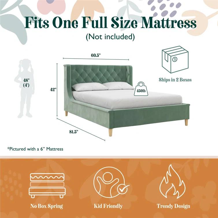 Ambrosia Full Platform Bed