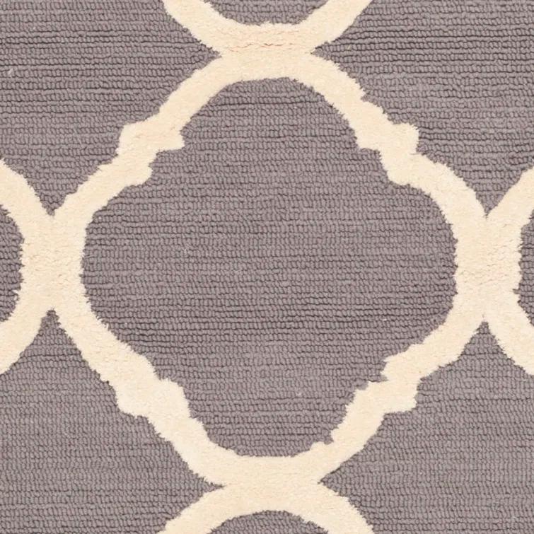 Fullerton Hand Hooked Cotton Pile Geometric Rug