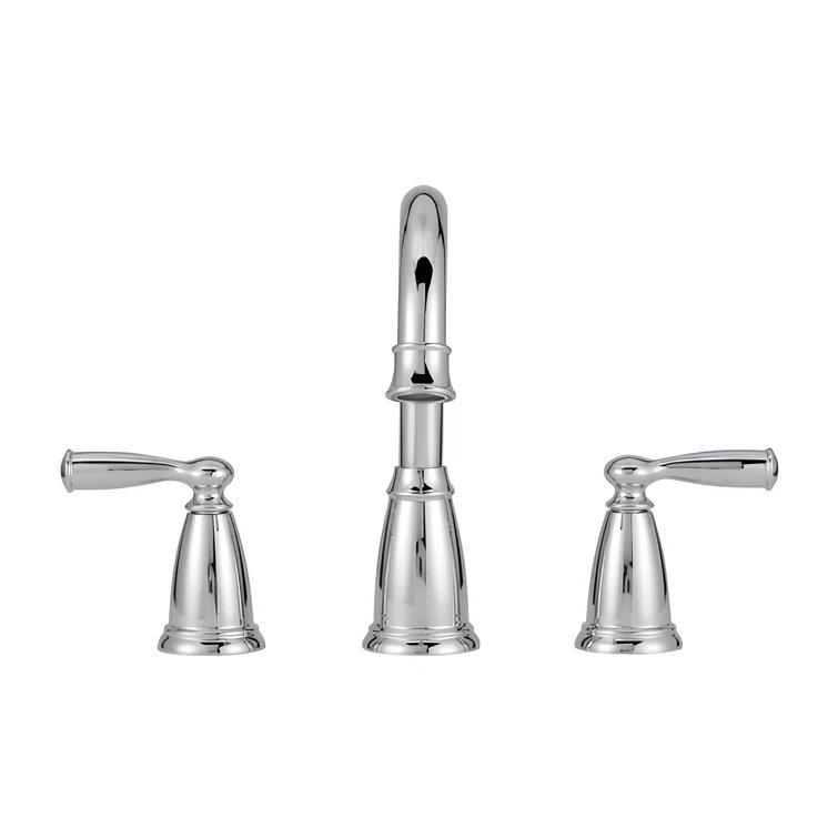 Moen Moen Banbury 8 In. Widespread Double Handle High-Arc Bathroom Faucet In Mediterranean (Valve Included) 84947-CH
