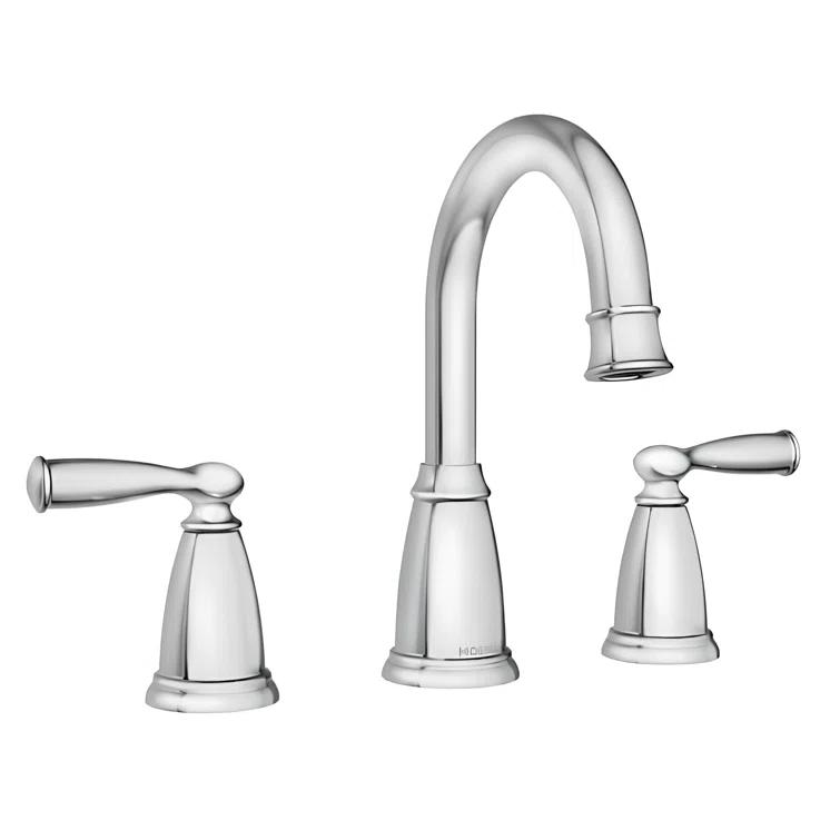 Moen Moen Banbury 8 In. Widespread Double Handle High-Arc Bathroom Faucet In Mediterranean (Valve Included) 84947-CH