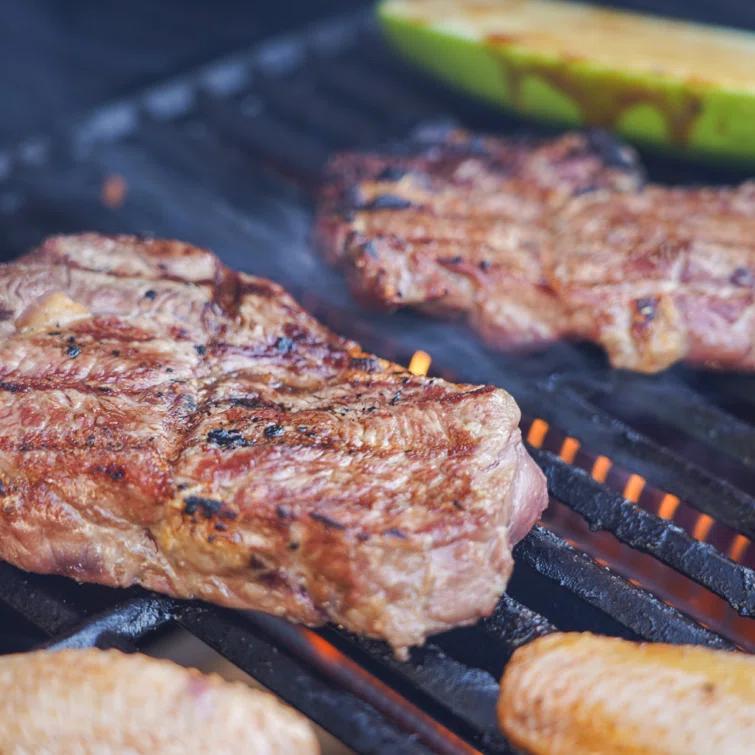 Monument Grills Mesa 415BZ,4-Burner Liquid Propane Infrared Gas Grill with Side Burner and Cabinet, 62,000 BTU – Perfect for Family BBQs