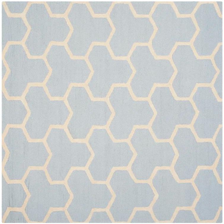 Deedgra Cambridge Hand Tufted Wool Geometric Rug