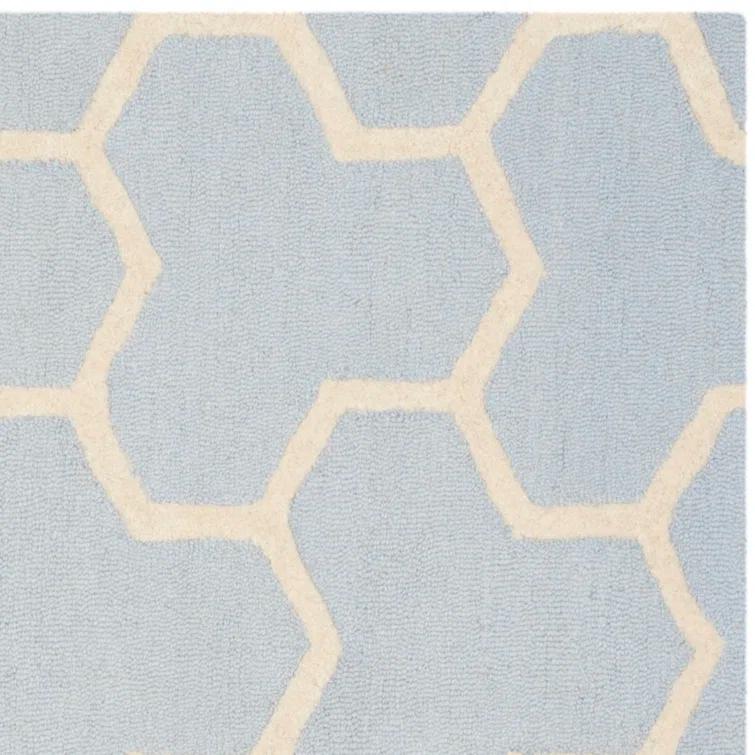 Deedgra Cambridge Hand Tufted Wool Geometric Rug