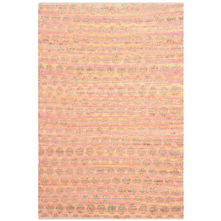 Arria Cape Cod Hand Woven 80% Jute, 20% Cotton Polka Dots Rug