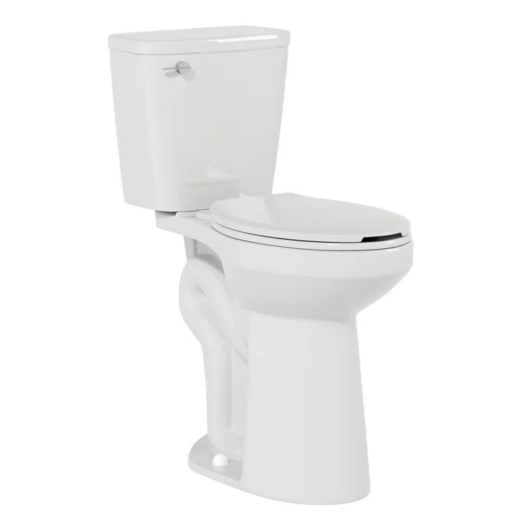 Traditional 21-inch Height Extra Tall Toilet for Bathrooms, Elongated Toilet Seat