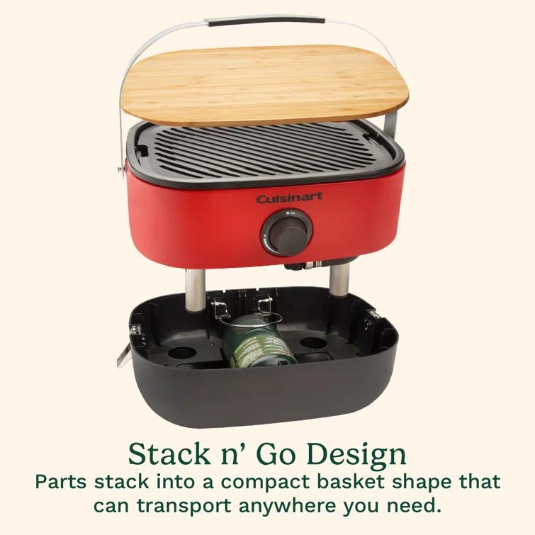 Cuisinart ® Venture ™ Red Portable Outdoor Gas Grill