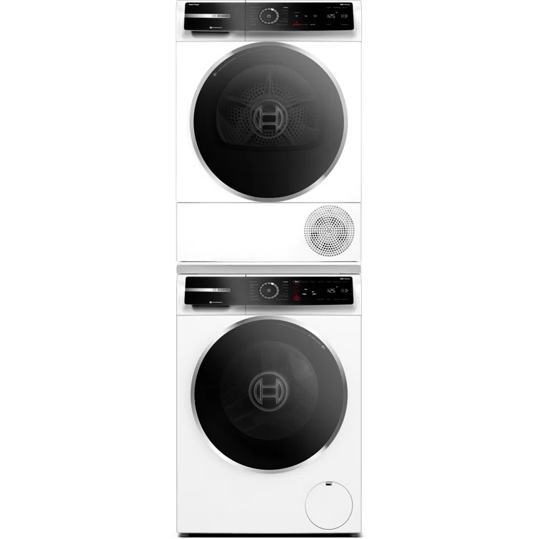 800 Series Bosch 2.4-Cu. Feet High Efficiency Stackable Smart Front-Load Washer ( White ) ENERGY STAR