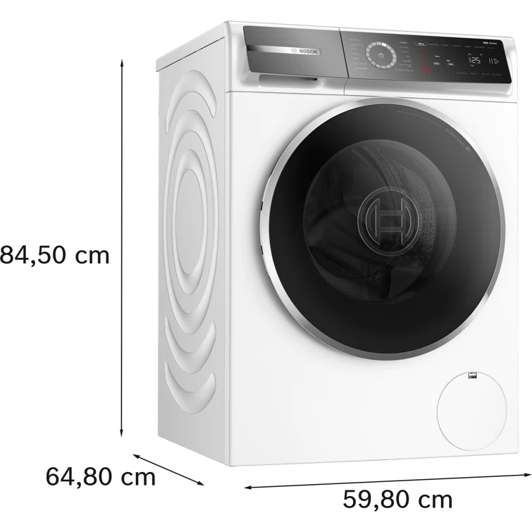 800 Series Bosch 2.4-Cu. Feet High Efficiency Stackable Smart Front-Load Washer ( White ) ENERGY STAR