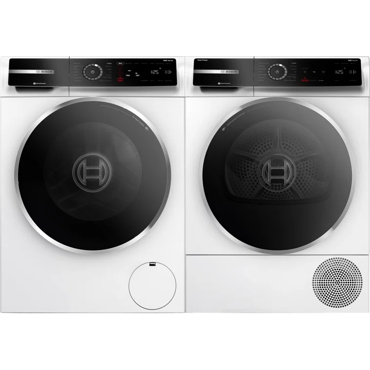800 Series Bosch 2.4-Cu. Feet High Efficiency Stackable Smart Front-Load Washer ( White ) ENERGY STAR