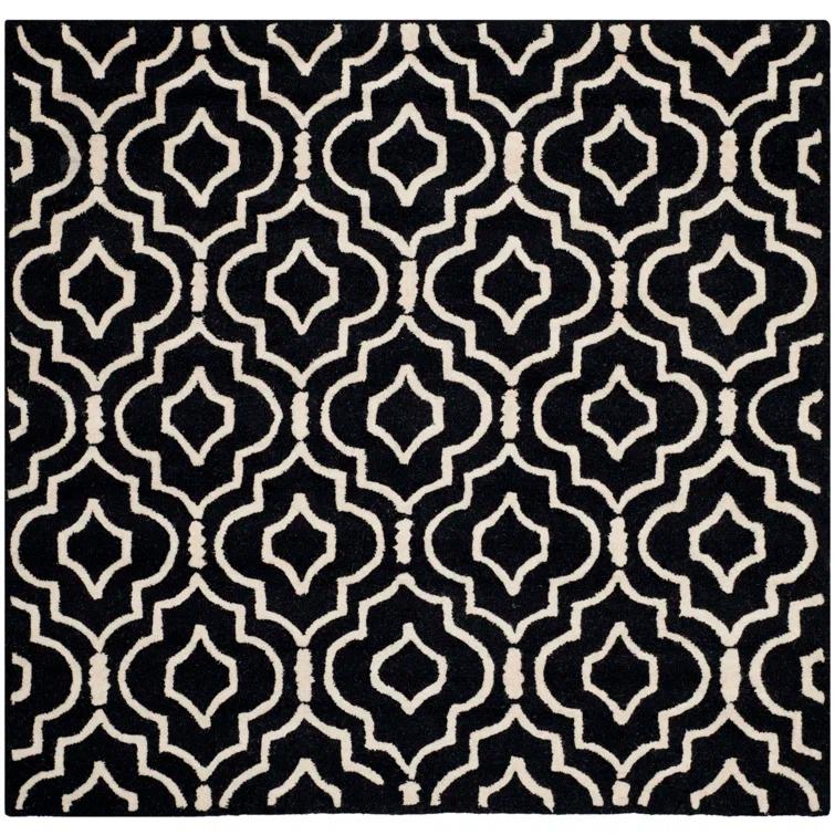 Cannen Hand Tufted Wool Geometric Rug