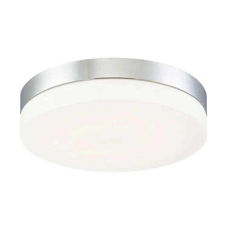 koss LED Flushmount - Large, Chrome, 1-Light