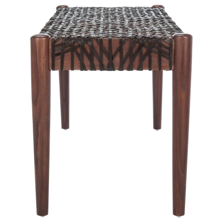 Kazbah 47" Genuine Leather Bench