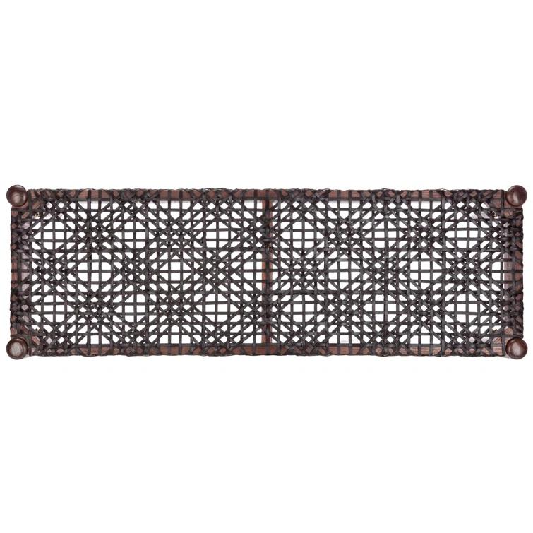 Kazbah 47" Genuine Leather Bench