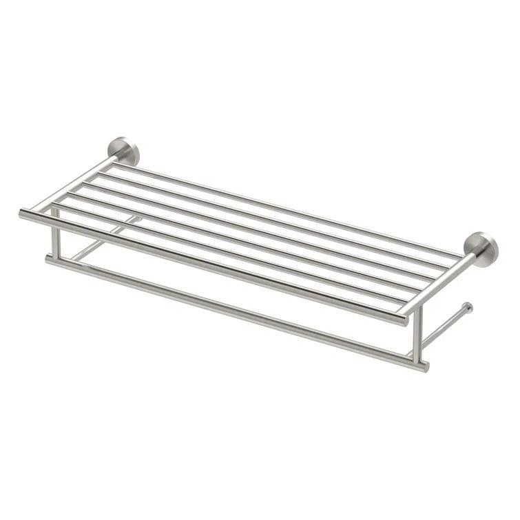 Wall Mount 25.75" W Towel Rack with Towel Bar