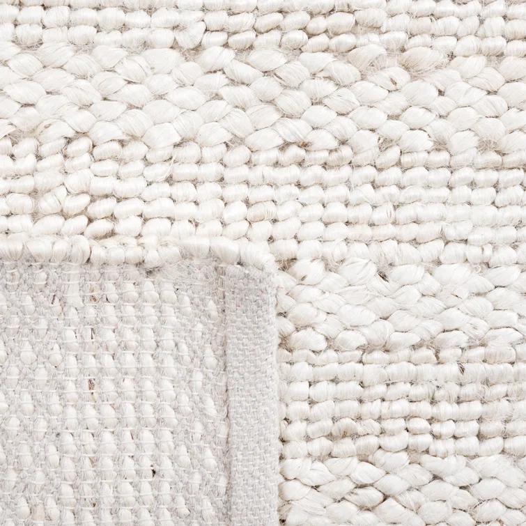 Natural Fiber NF212 Hand Woven Indoor Area Rug - Bleach - 6'x6' - Safavieh