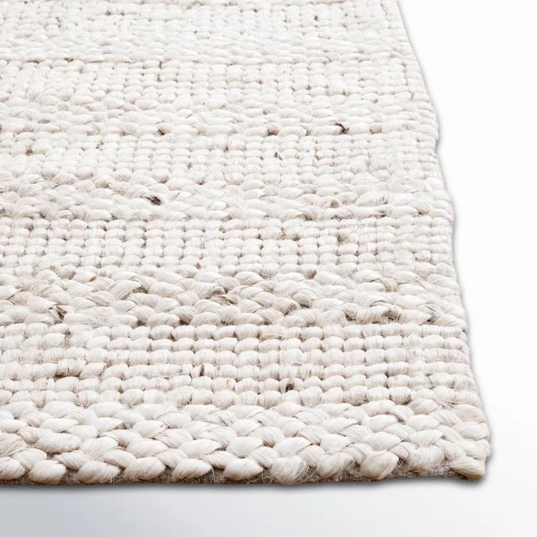 Natural Fiber NF212 Hand Woven Indoor Area Rug - Bleach - 6'x6' - Safavieh