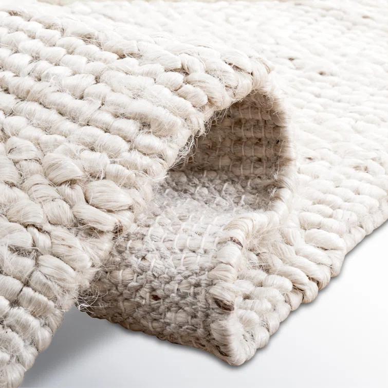 Natural Fiber NF212 Hand Woven Indoor Area Rug - Bleach - 6'x6' - Safavieh