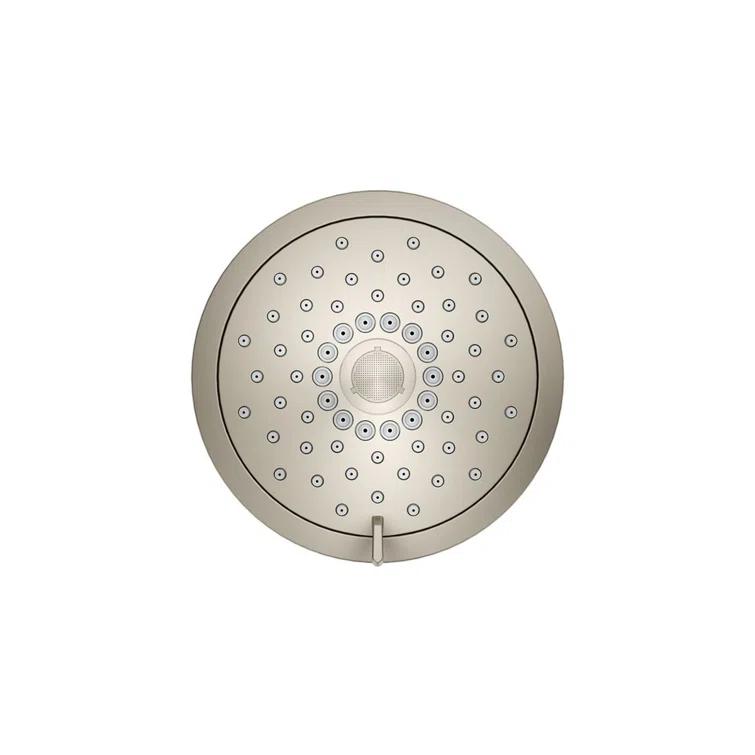 Kohler Forte 1.75 gpm Multifunction Wall Mount Showerhead, Three Spray Settings, 5.5" High Pressure Spray Head
